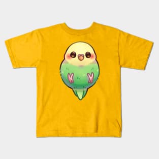 Green Parakeet Kids T-Shirt